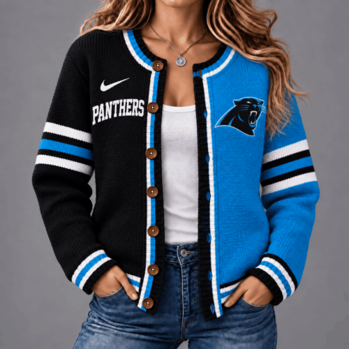 Carolina Panthers | Premium NFL Game Ready Cardigan NY