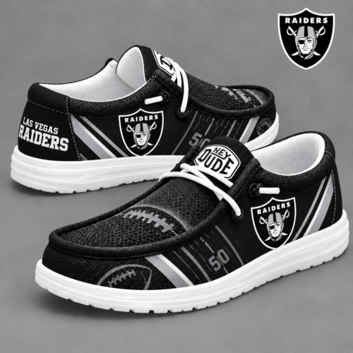Las Vegas Raiders | Premium NFL Team Ready Loafer Shoes NY