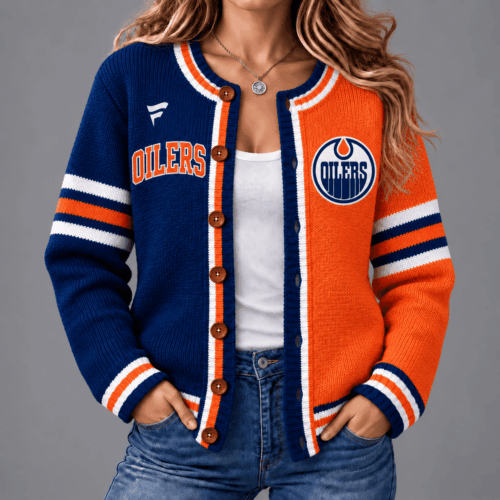 Edmonton Oilers | Premium NHL Game Ready Cardigan
