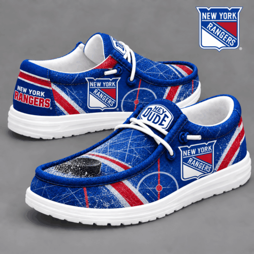 New York Rangers | Premium NHL Team Ready Loafer Shoes NY