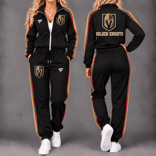 Vegas Golden Knights | Premium NHL Game Day Waterproof Windbreaker Zip-Up Tracksuit Set