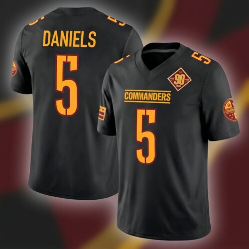 Washington Commanders 90th Anniversary All-Over Print Game Jersey - Jayden Daniels