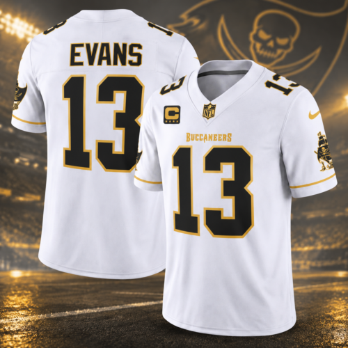 Custom Printed Buccaneers Florida Vapor Gold Football Jersey Mike Evans Design