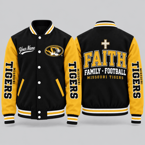 Missouri Tigers | NCAA Faith Family Football Varsity Jacket TD