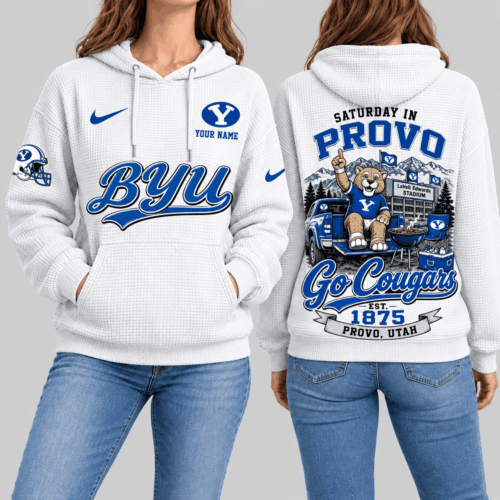 BYU Cougars | NCAA Saturday Gameday Waffle Hoodie TD