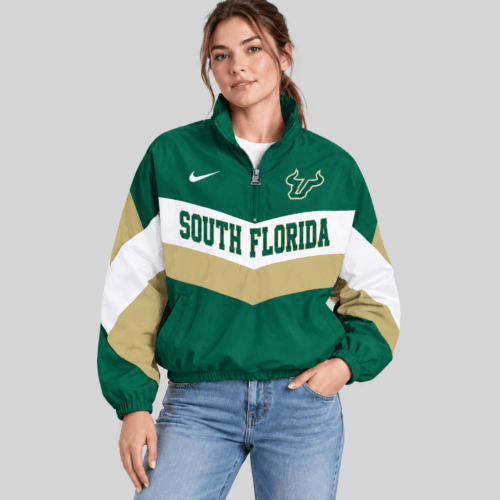 South Florida Bulls | NCAA Chevron Wordmark Zip Jacket TD