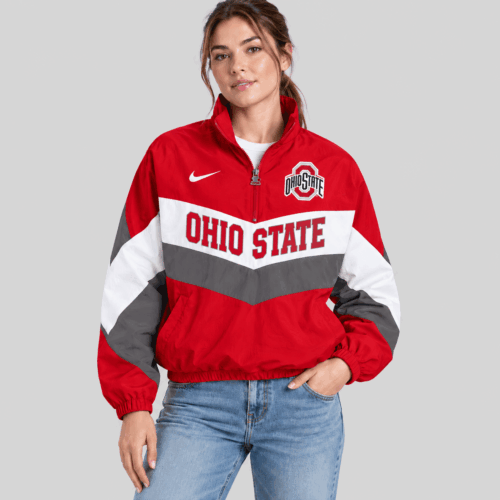 Ohio State Buckeyes | NCAA Chevron Wordmark Zip Jacket TD