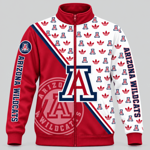 Arizona Wildcats | NCAA Diagonal Split Logo Pattern Jacket TD