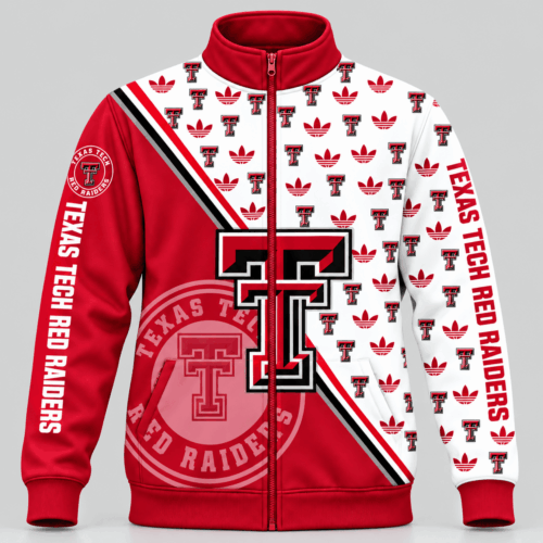 Texas Tech Red Raiders | NCAA Diagonal Split Logo Pattern Jacket TD
