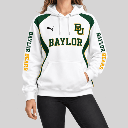 Baylor Bears | NCAA Contrast Panel Wordmark Hoodie TD