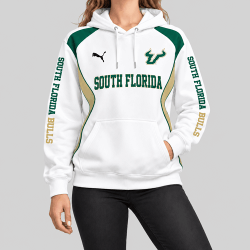 South Florida Bulls | NCAA Contrast Panel Wordmark Hoodie TD