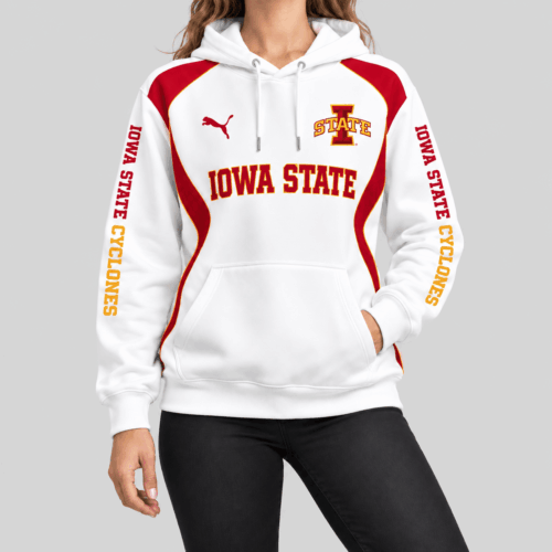 Iowa State Cyclones | NCAA Contrast Panel Wordmark Hoodie TD