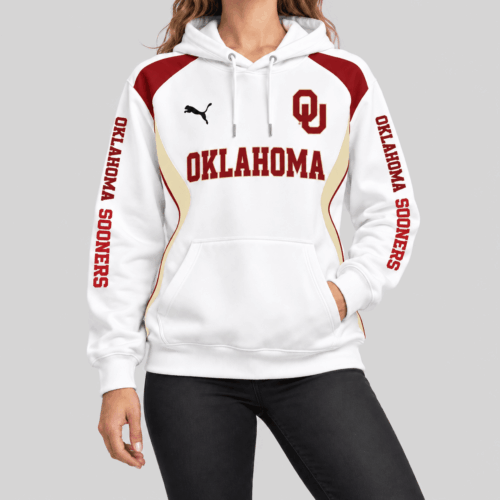 Oklahoma Sooners | NCAA Contrast Panel Wordmark Hoodie TD