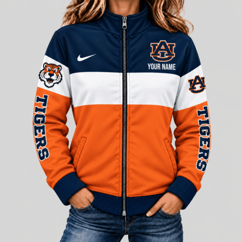 Auburn Tigers | NCAA Color Block Mascot Sleeve Jacket TD