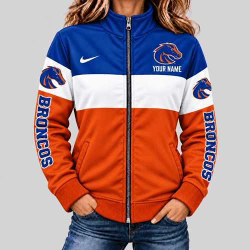 Boise State Broncos | NCAA Color Block Mascot Sleeve Jacket TD