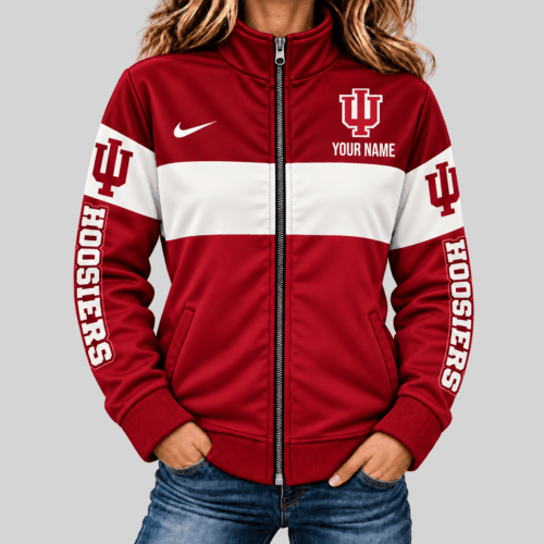 Indiana Hoosiers | NCAA Color Block Mascot Sleeve Jacket TD