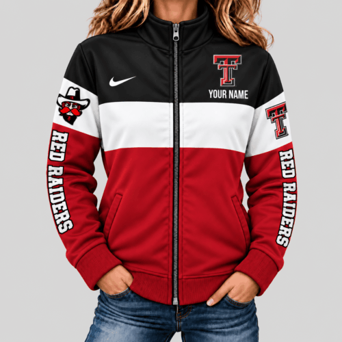 Texas Tech Red Raiders | NCAA Color Block Mascot Sleeve Jacket TD