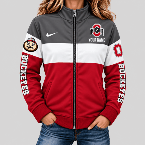 Ohio State Buckeyes | NCAA Color Block Mascot Sleeve Jacket TD