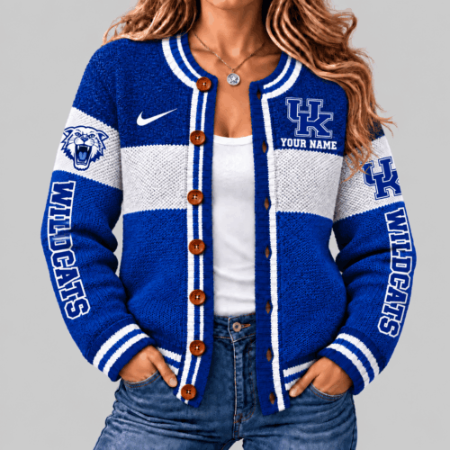 Kentucky Wildcats | NCAA Fleece Color Block Cardigan TD