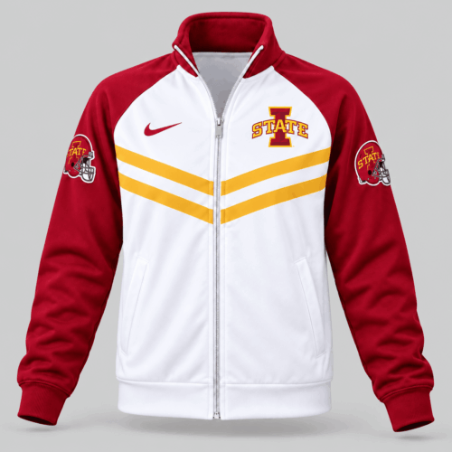 Iowa State Cyclones | NCAA Chevron Stripe Track Jacket TD