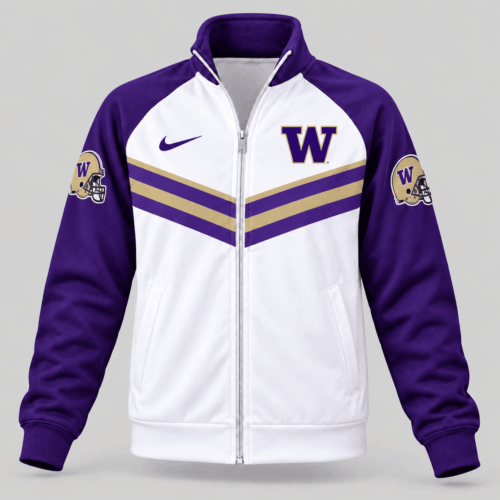 Washington Huskies | NCAA Chevron Stripe Track Jacket TD