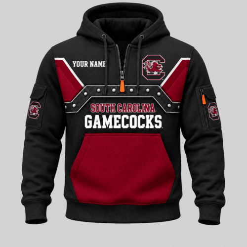 South Carolina Gamecocks | NCAA Utility Panel Half Zip Hoodie TD