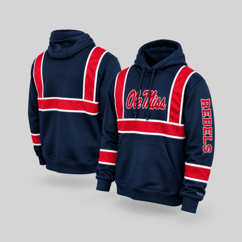 Ole Miss Rebels | NCAA Reflective Stripe Hoodie TD