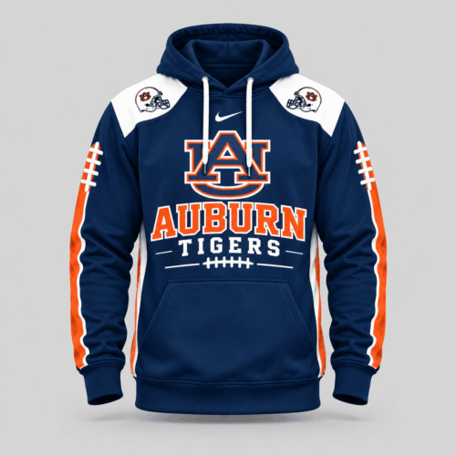 Auburn Tigers | NCAA Football Laces Sleeve Hoodie TD