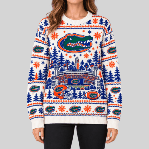 Florida Gators | NCAA Stadium Christmas Knit Sweater TD
