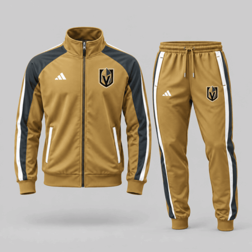 Vegas Golden Knights | NHL Classic Stripe Track Jacket Jogger Set TD