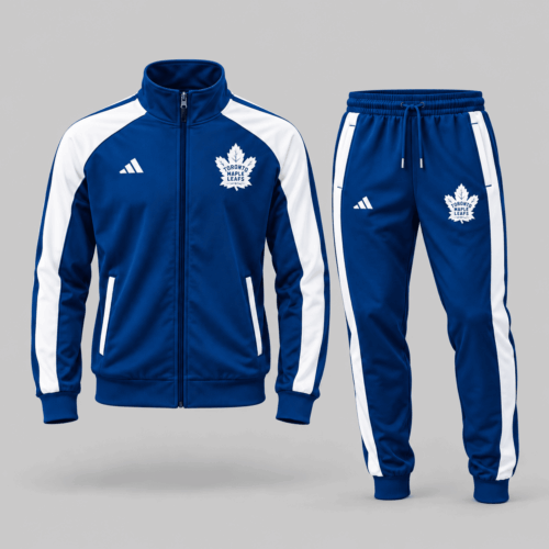 Toronto Maple Leafs | NHL Classic Stripe Track Jacket Jogger Set TD