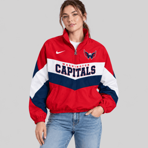 Washington Capitals | NHL Chevron Wordmark Zip Jacket TD