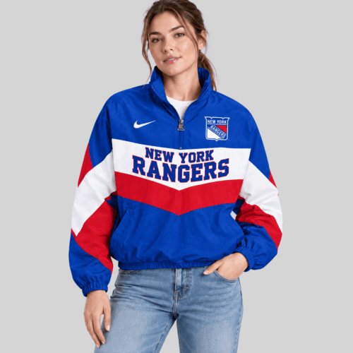 New York Rangers | NHL Chevron Wordmark Zip Jacket TD