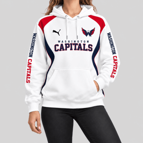 Washington Capitals | NHL Contrast Panel Wordmark Hoodie TD
