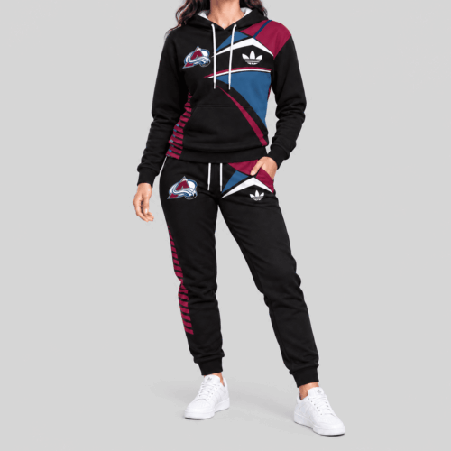 Colorado Avalanche | NHL Geometric Panel Tracksuit Set TD