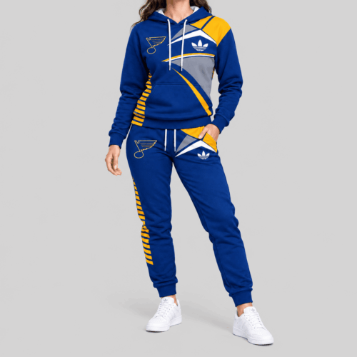 St. Louis Blues | NHL Geometric Panel Tracksuit Set TD