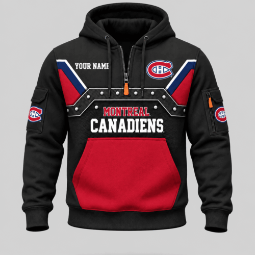 Montreal Canadiens | NHL Utility Panel Half Zip Hoodie TD