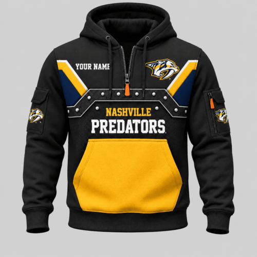 Nashville Predators | NHL Utility Panel Half Zip Hoodie TD