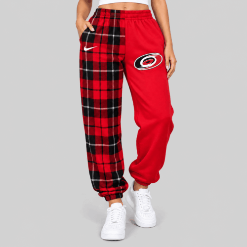 Carolina Hurricanes | NHL Plaid Split Jogger Pants TD