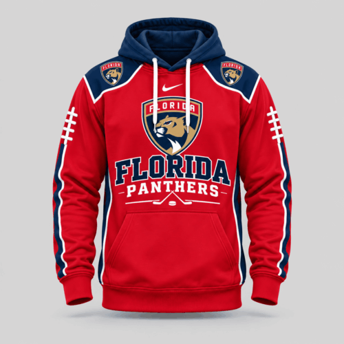 Florida Panthers | NHL Football Laces Sleeve Hoodie TD