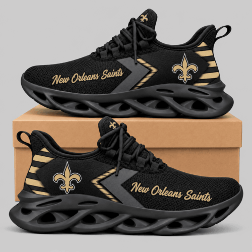 New Orleans Saints | NFL Script Wordmark Wave Sole Sneakers TD