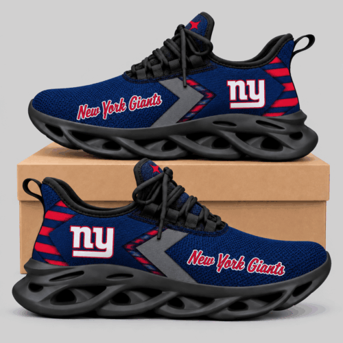 New York Giants | NFL Script Wordmark Wave Sole Sneakers TD