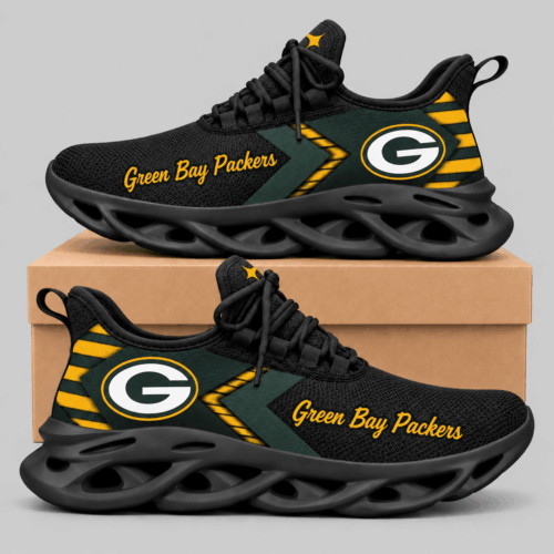 Green Bay Packers | NFL Script Wordmark Wave Sole Sneakers TD