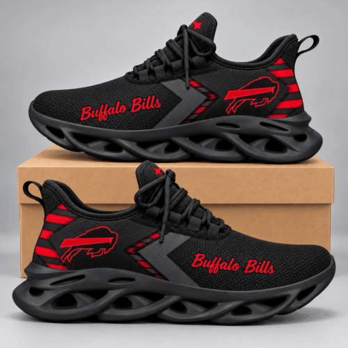 Buffalo Bills | NFL Script Wordmark Wave Sole Sneakers TD