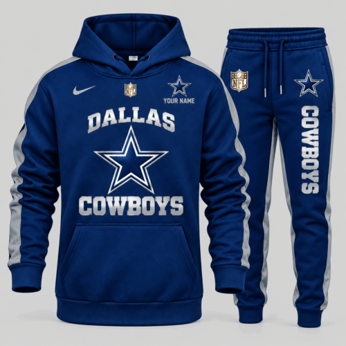 Dallas Cowboys | NFL Gold Emblem Hoodie Jogger Set TD