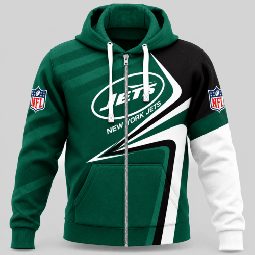 New York Jets | NFL Swoosh Wave Zip Hoodie TD