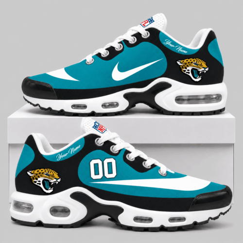 Jacksonville Jaguars | NFL Custom Name Number Air Cushion Sneakers TD
