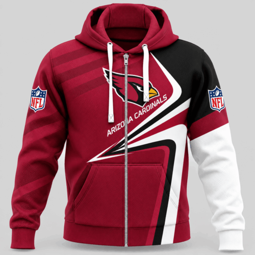 Arizona Cardinals | NFL Swoosh Wave Zip Hoodie TD