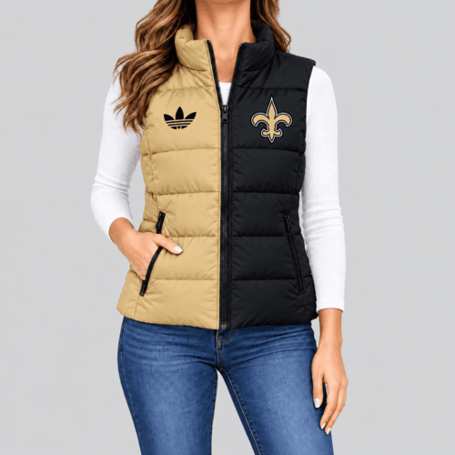 New Orleans Saints | NFL Split Color Puffer Vest TD