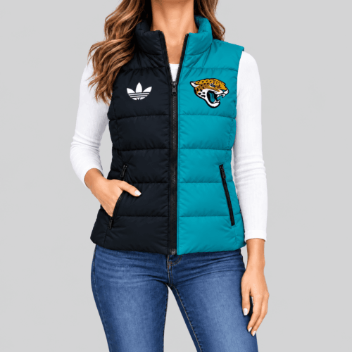 Jacksonville Jaguars | NFL Split Color Puffer Vest TD